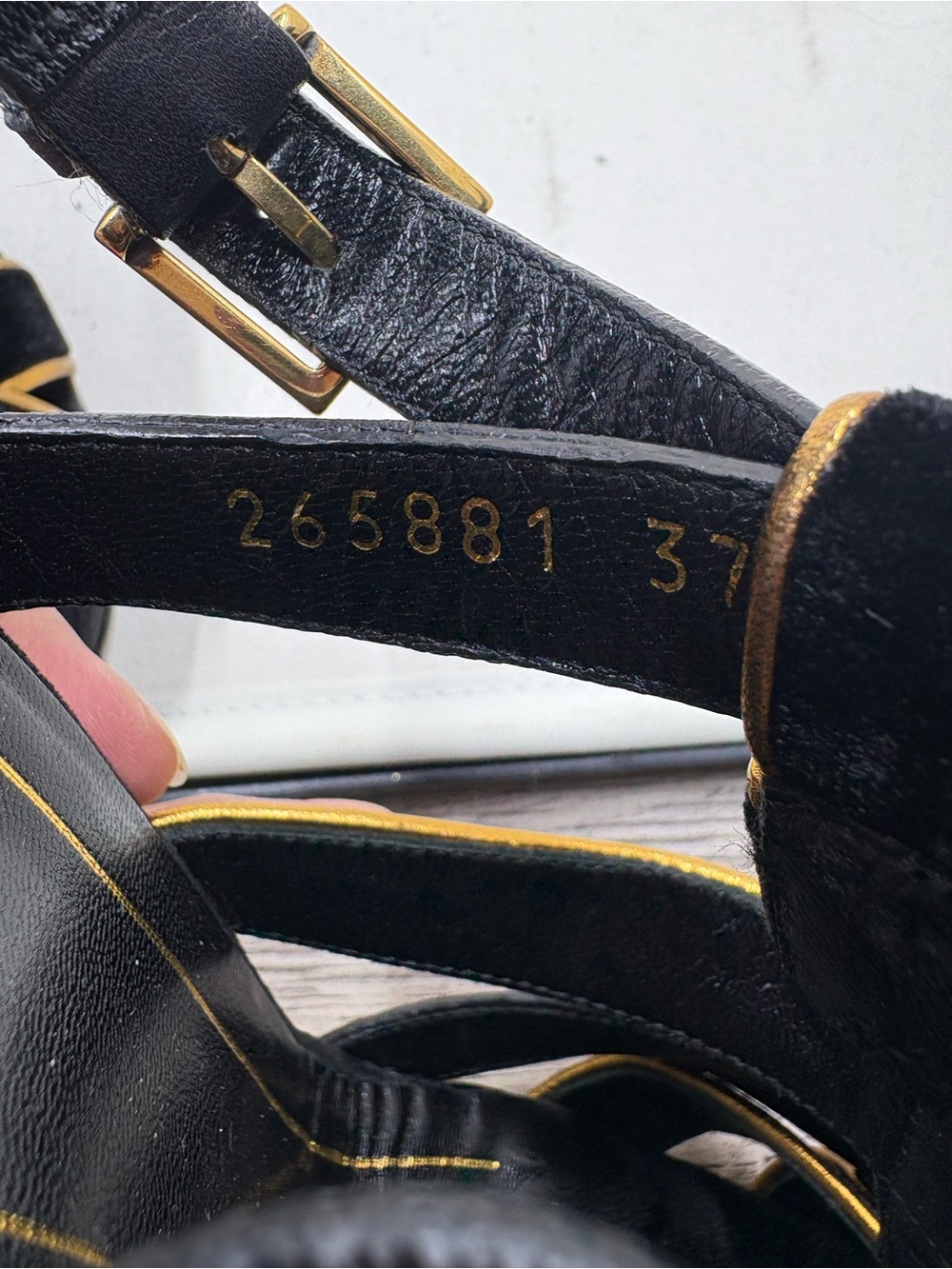 Gucci Strappy High Heel Sandals - Picture 5 of 6